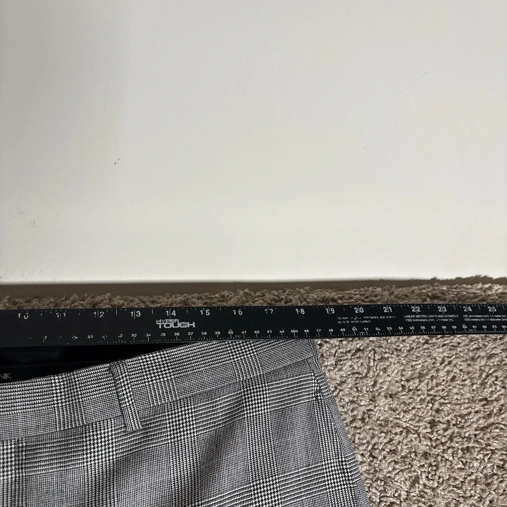 Jos A Bank 43R 36x28 Gray Glen Plaid 2pc Pant Suit Flannel Wool Pleated